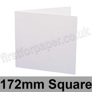 Swift, Pre-creased, Single Fold Cards, 300gsm, 172mm Square, White (New Formula)