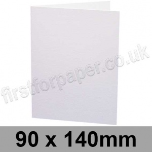 Swift, Pre-creased, Single Fold Cards, 350gsm, 90 x 140mm, White (New Formula)