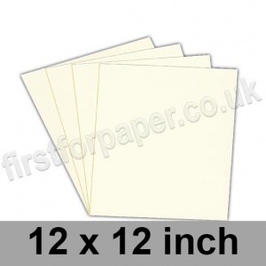 Advocate Smooth, 250gsm, x305 x 305mm (12 x 12 inch), Natural White