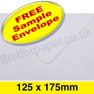 Sample Apollo Envelope, 125 x 175mm, White