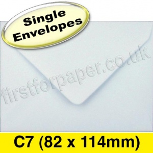 Apollo Greetings Card Envelope, C7 (82 x 114mm), White