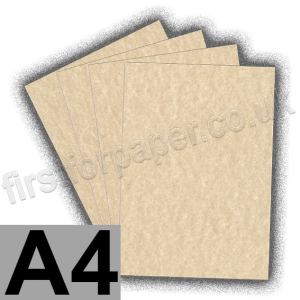 Athena Smooth Parchment, 180gsm, A4, Light Brown - 10 Sheets