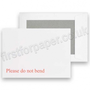 Board Backed Envelopes, White, C5 - Box of 125