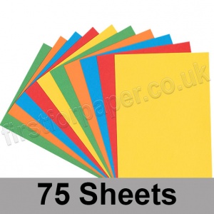 Pegasi, Thin Card Pack, Bright Shades, 75 A4 sheets