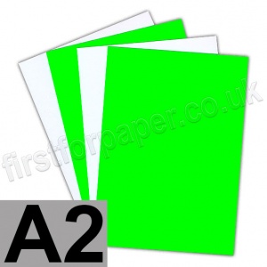 Centura Neon, Dayglo Fluorescent Paper, 95gsm, A2, Green