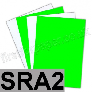 Centura Neon, Dayglo Fluorescent Paper, 95gsm, SRA2, Green