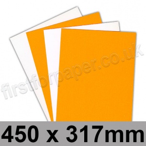 Centura Neon, Dayglo Fluorescent Card, 260gsm, 450 x 317mm, Orange