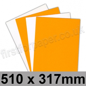 Centura Neon, Dayglo Fluorescent Card, 260gsm, 510 x 317mm, Orange