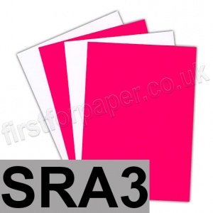 Centura Neon, Dayglo Fluorescent Paper, 95gsm, SRA3, Pink