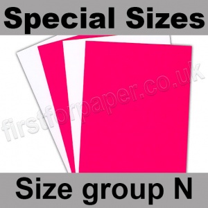 Centura Neon, Dayglo Fluorescent Card, 260gsm, Special Sizes, (Size Group N), Pink