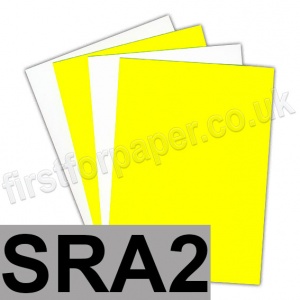 Centura Neon, Dayglo Fluorescent Paper, 95gsm, SRA2, Yellow