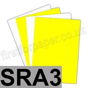 Centura Neon, Dayglo Fluorescent Paper, 95gsm, SRA3, Yellow