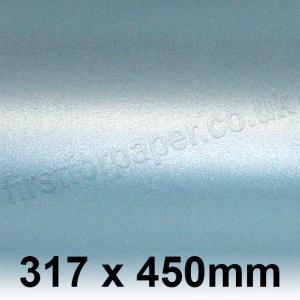 Centura Pearl, Single Sided, 310gsm, 317 x 450mm, Baby Blue