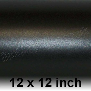 Centura Pearl, Single Sided, 310gsm, 305 x 305mm (12 x 12 inch), Black