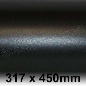 Centura Pearl, Single Sided, 310gsm, 317 x 450mm, Black