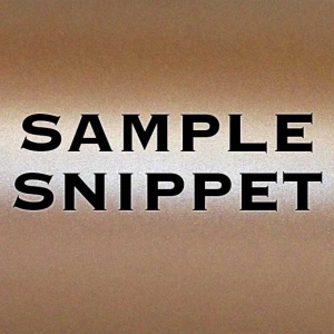 Sample Snippet, Centura Pearl, Single Sided, 310gsm, Caramel