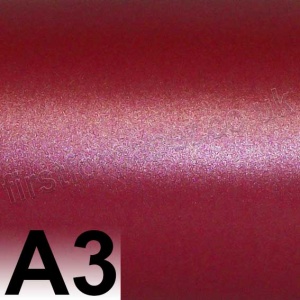 Centura Pearl, Single Sided, 310gsm, A3, Cherry
