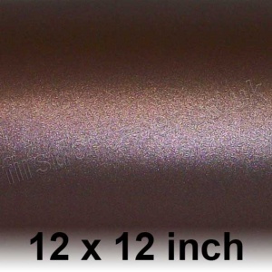 Centura Pearl, Single Sided, 310gsm, 305 x 305mm (12 x 12 inch), Dark Chocolate