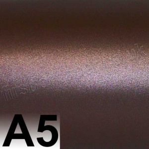 Centura Pearl, Single Sided, 90gsm, A5, Dark Chocolate