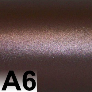 Centura Pearl, Single Sided, 310gsm, A6, Dark Chocolate