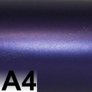 Centura Pearl, Single Sided, 310gsm, A4, Deep Purple