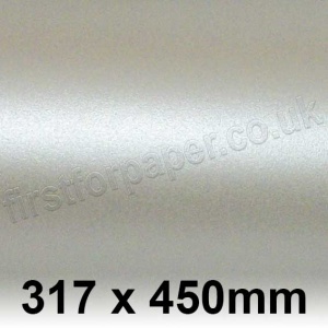 Centura Pearl, Single Sided, 310gsm, 317 x 450mm, Fresh White