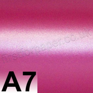 Centura Pearl, Single Sided, 310gsm, A7, Fuchsia
