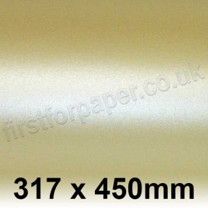 Centura Pearl, Single Sided, 310gsm, 317 x 450mm, Ivory