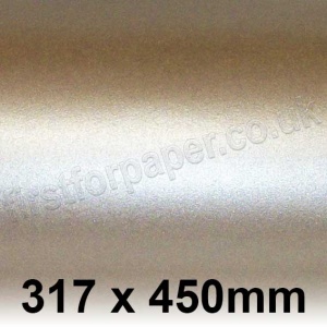 Centura Pearl, Single Sided, 310gsm, 317 x 450mm, Mink