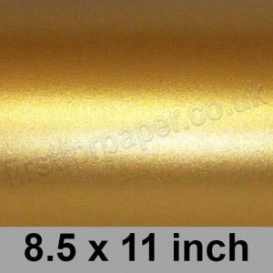 Centura Pearl, Single Sided, 310gsm, 216 x 279mm (8.5 x 11''), Old Gold