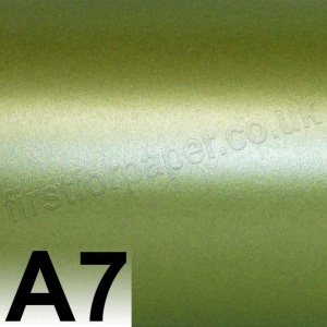 Centura Pearl, Single Sided, 310gsm, A7, Pistachio