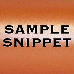 Sample Snippet, Centura Pearl, Single Sided, 310gsm, Pumpkin