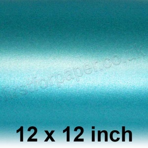 Centura Pearl, Single Sided, 310gsm, 305 x 305mm (12 x 12 inch), Turquoise