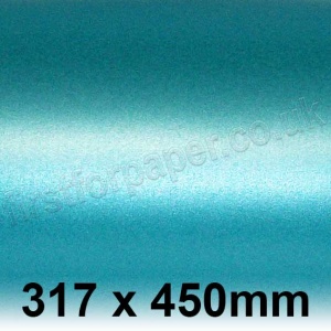 Centura Pearl, Single Sided, 310gsm, 317 x 450mm, Turquoise