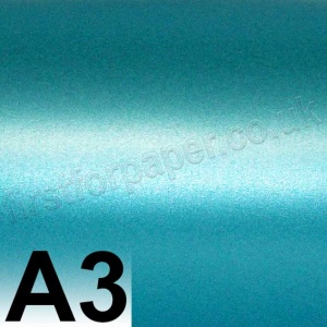 Centura Pearl, Single Sided, 310gsm, A3, Turquoise