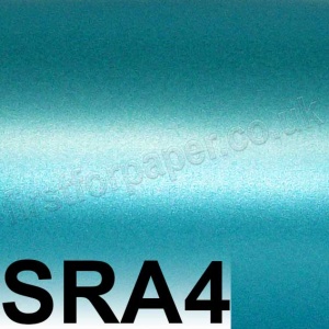 Centura Pearl, Single Sided, 90gsm, SRA4, Turquoise