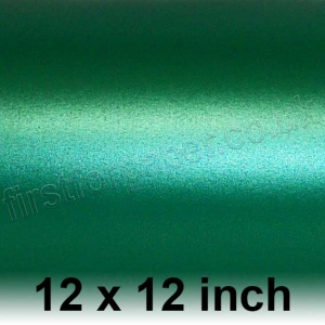 Centura Pearl, Single Sided, 90gsm, 305 x 305mm (12 x 12 inch), Xmas Green