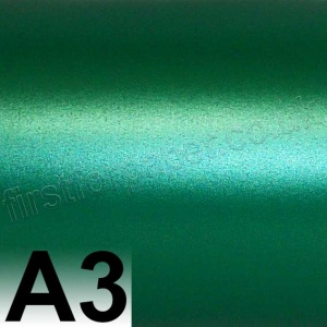 Centura Pearl, Single Sided, 310gsm, A3. Xmas Green