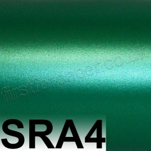 Centura Pearl, Single Sided, 90gsm, SRA4, Xmas Green