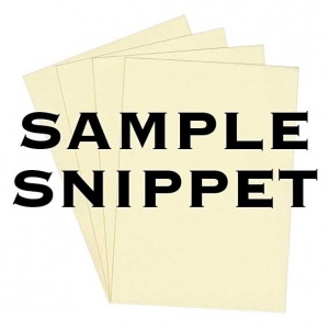 •Sample Snippet, Colorplan, 350gsm, Sorbet Yellow