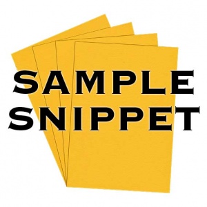 •Sample Snippet, Colorplan, 120gsm, Citrine