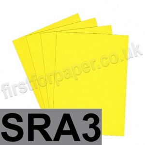 Colorplan, 135gsm, SRA3, Factory Yellow