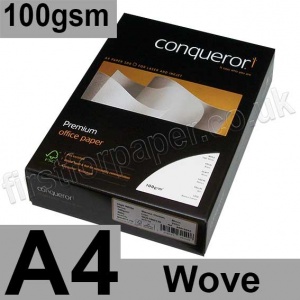 Conqueror Smooth Wove, 100gsm, A4, Brilliant White