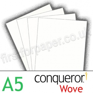 Conqueror Smooth Wove, 300gsm, A5, Brilliant White