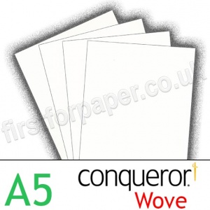 Conqueror Smooth Wove, 120gsm, A5, Diamond White