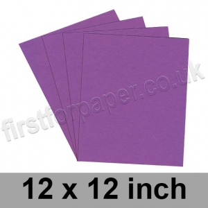 Colorset Recycled Card, 350gsm, 305 x 305mm (12 x 12 inch), Amethyst