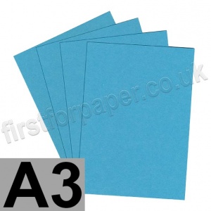 Colorset Recycled Paper, 120gsm, A3, Aquamarine