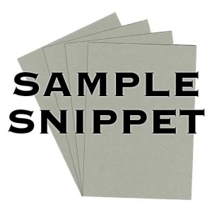 Sample Snippet, Colorset, 270gsm, Ash