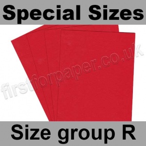 Colorset Recycled Card, 270gsm, Special Sizes, (Size Group R), Bright Red