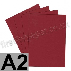 Colorset Recycled Card, 350gsm, A2, Crimson